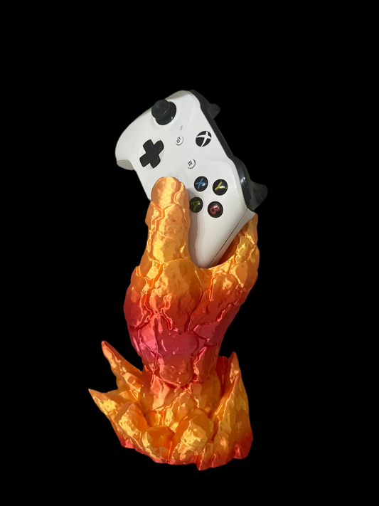 Remote control video game holder